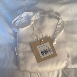 Ettitude White Pajama shorts with Black Trim